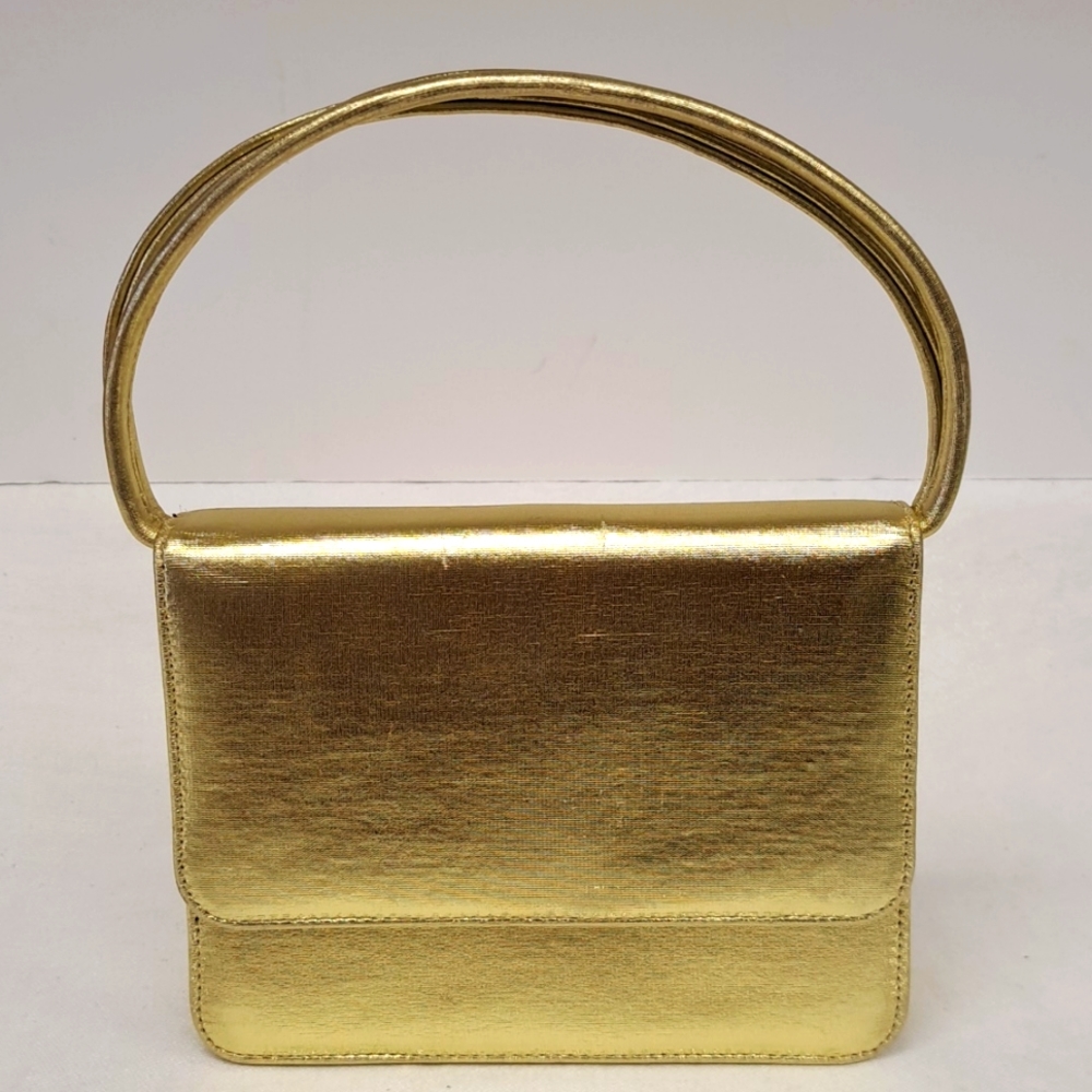 Vintage JOHN HART 6 x 5 x2 handmade in Canada evening  bag with handle